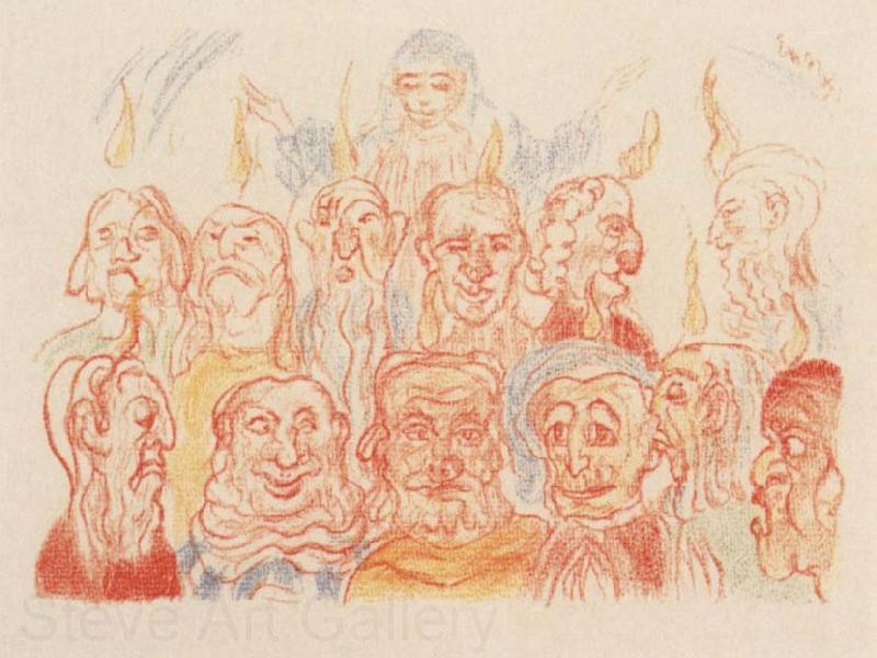 James Ensor The Descent of the Holy Ghost